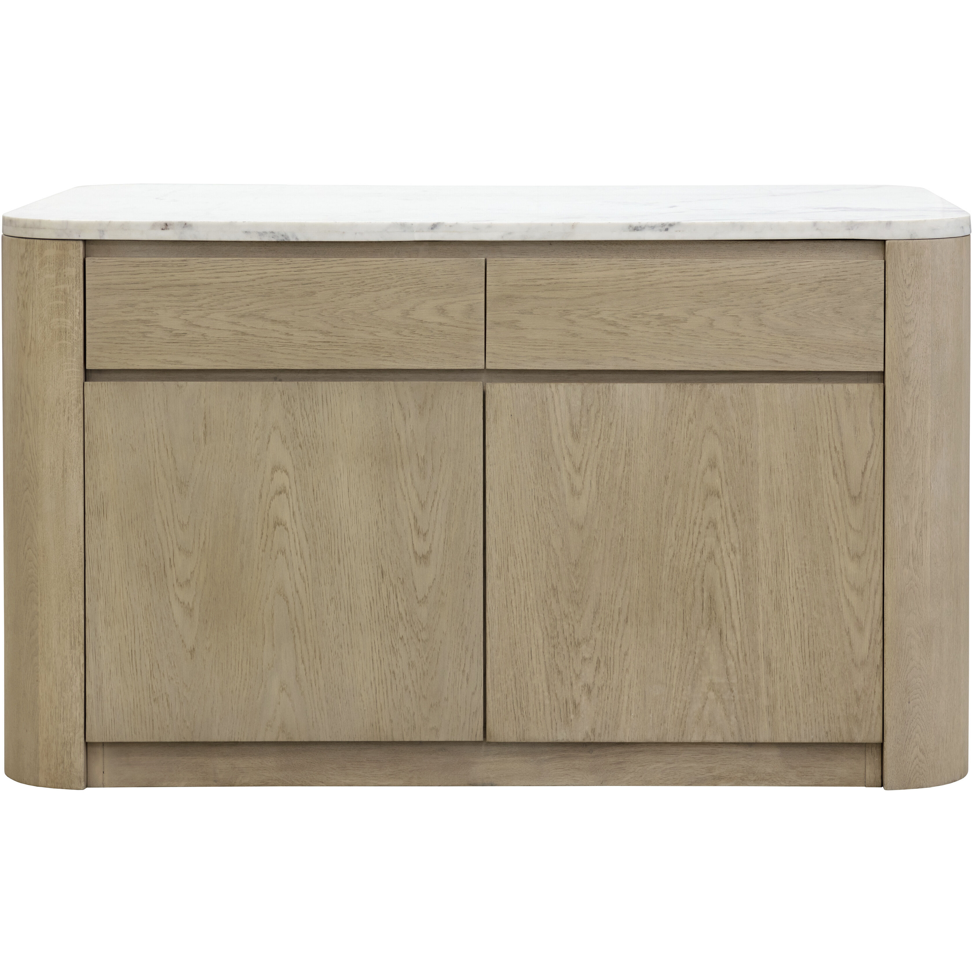 Romilly White / Light Wash Kitchen Island